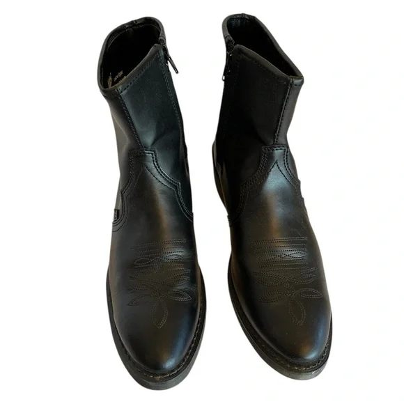 Justin Boots | Shoes | Justin Basic Boots Black Leather  display picture 1